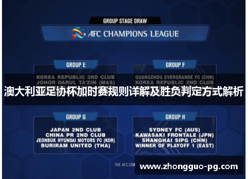 澳大利亚足协杯加时赛规则详解及胜负判定方式解析 澳大利亚足协杯加时赛规则详解及胜负判定方式解析